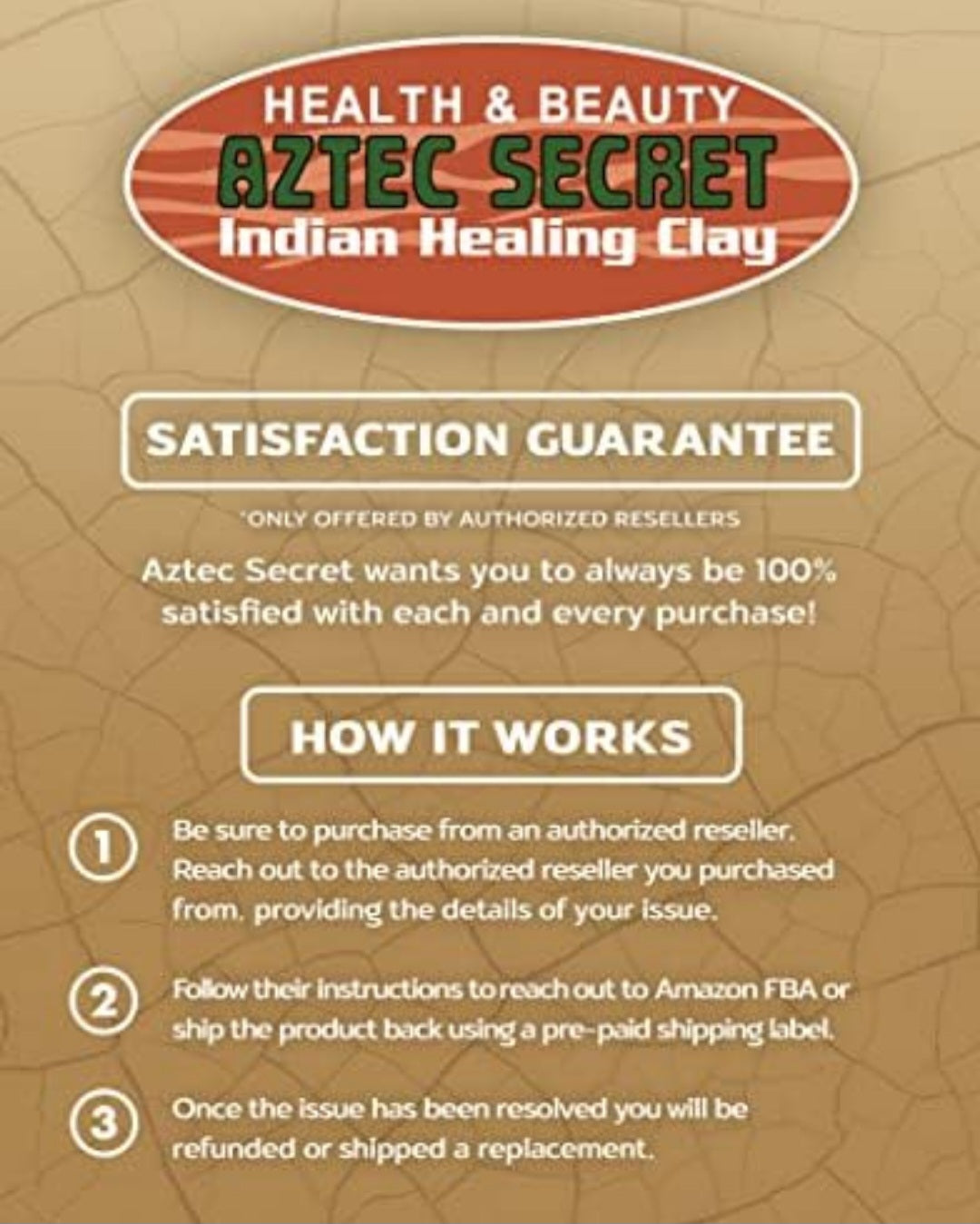 Aztec Secret– Indian Healing Clay 1 lb – Deep Pore Cleansing Facial & Body Mask – The Original 100% Natural Calcium Bentonite Clay – New Version 2